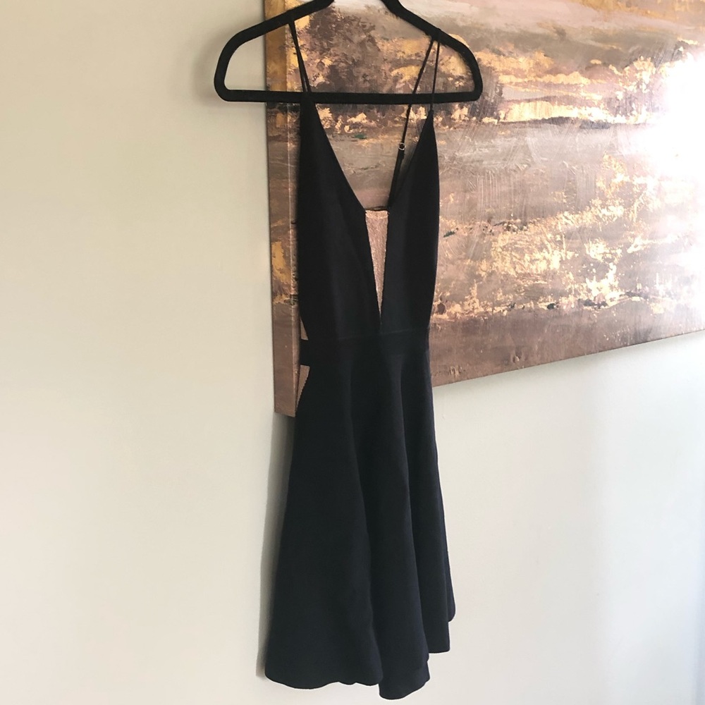 NWT NBD Odette Dress in Black and Gold - Picture 5 of 7